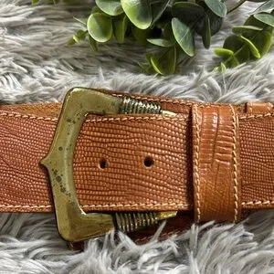 Pappagallo | Accessories | Pappagallo Vintage Brown Leather  display picture 3